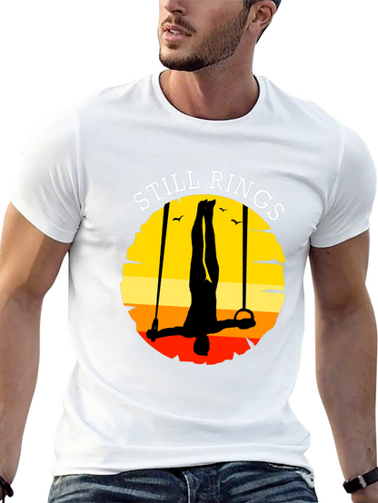 Still Rings Graphic T-Shirt Gymnast Apparel