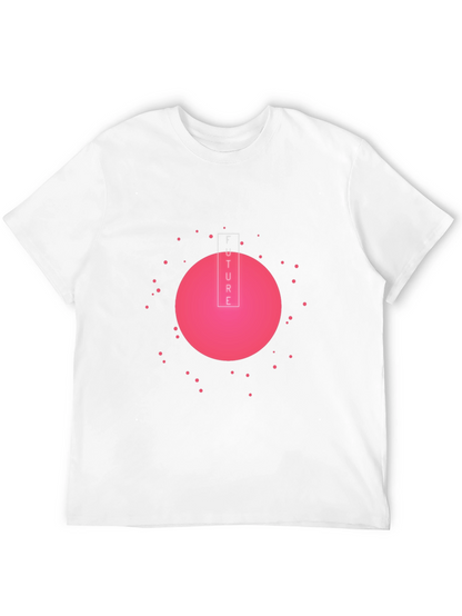 Future Graphic Tee - Black Cotton Blend