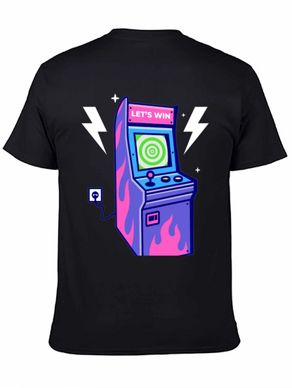 Retro Arcade Game T-Shirt - Lets Win!