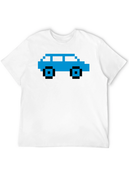 Pixel Car Graphic Tee - Retro Gaming Style
