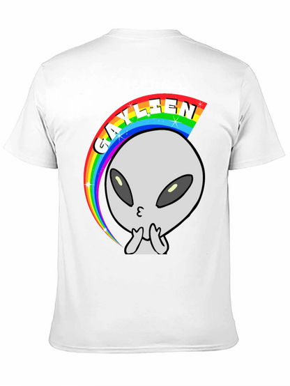 Gaylien Rainbow T-Shirt - Black