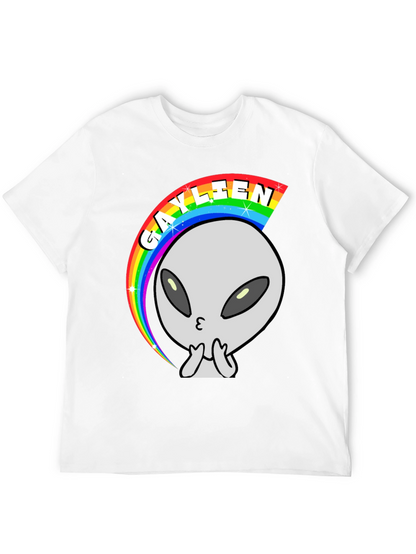 Gaylien Rainbow T-Shirt - Black