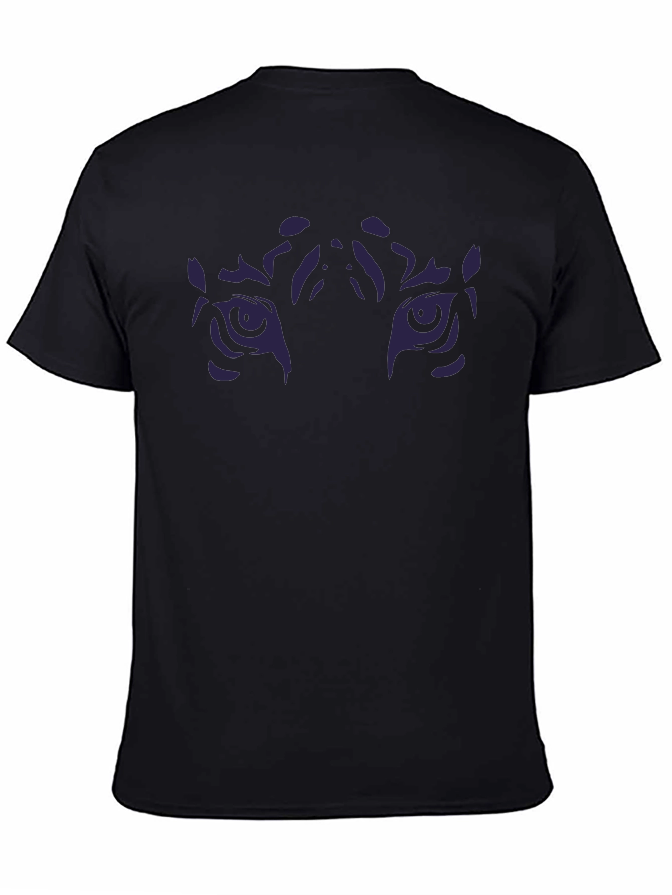 Midnight Tiger Eyes Black T-Shirt