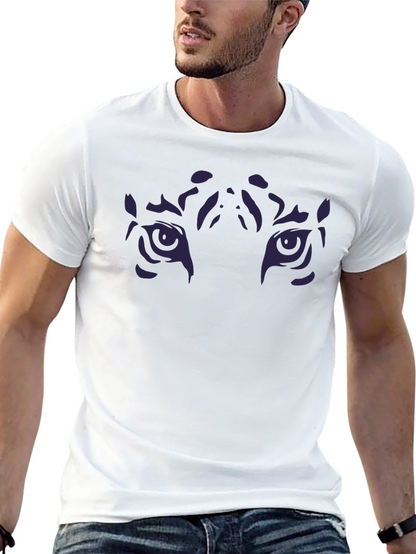 Midnight Tiger Eyes Black T-Shirt