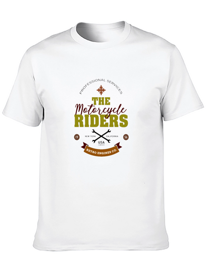 Retro Motorcycle Riders Graphic T-Shirt