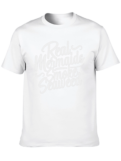 Real Mermaids Smoke Seaweed Graphic T-Shirt