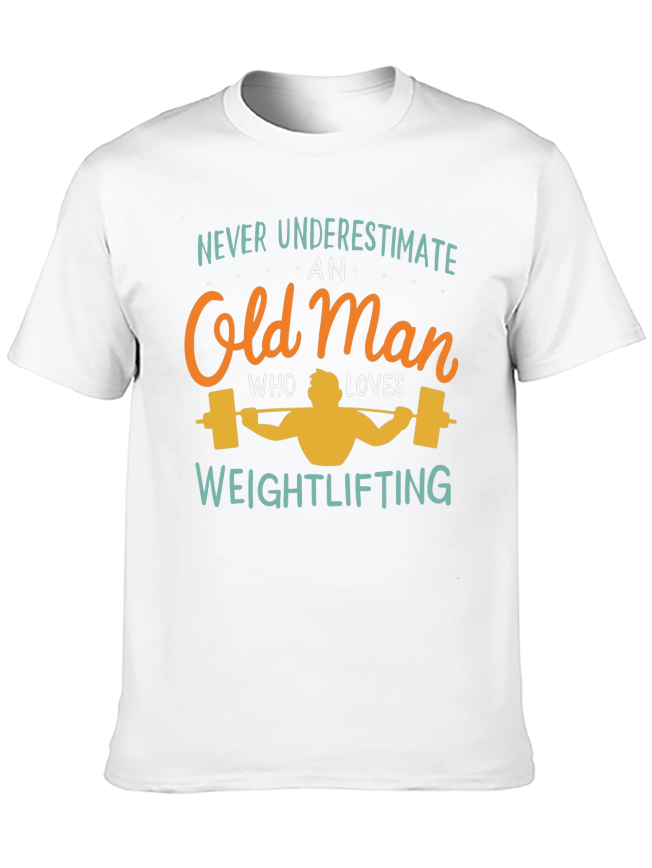 Weightlifting Old Man T-Shirt - Funny Gift