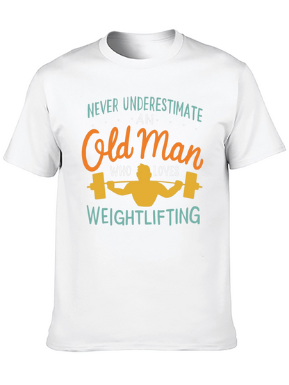 Weightlifting Old Man T-Shirt - Funny Gift