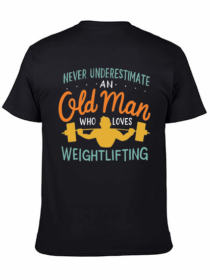 Weightlifting Old Man T-Shirt - Funny Gift