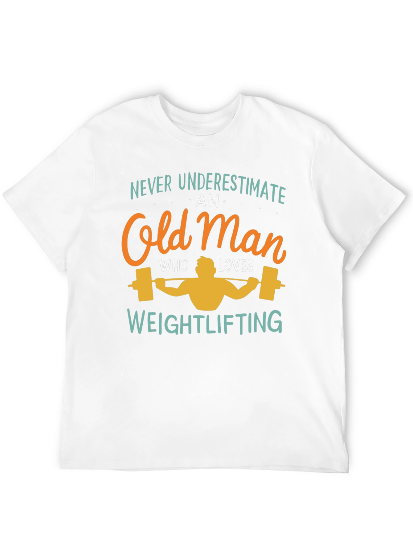 Weightlifting Old Man T-Shirt - Funny Gift