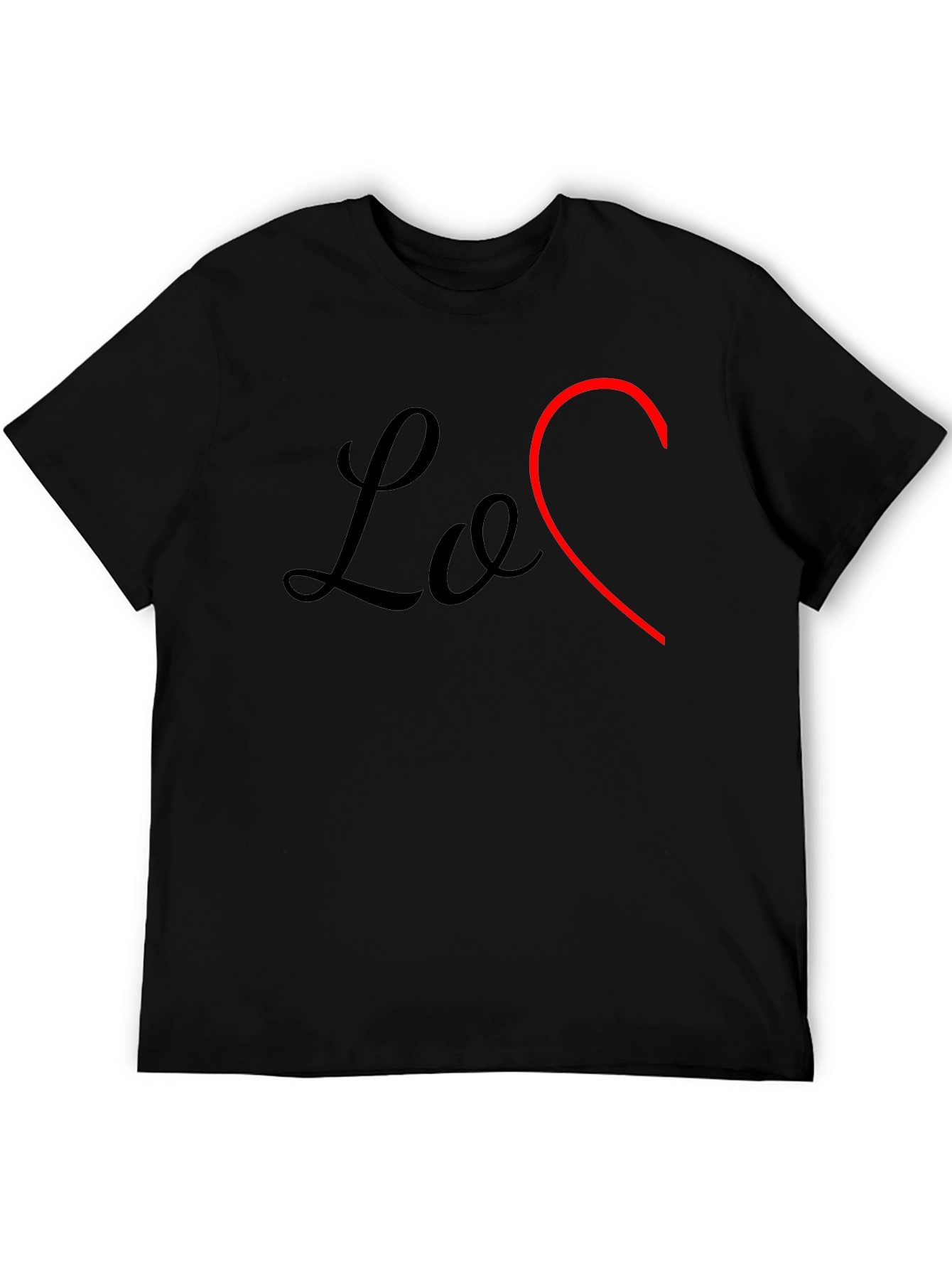 Love Heart Graphic Tee - Stylish Mens T-Shirt