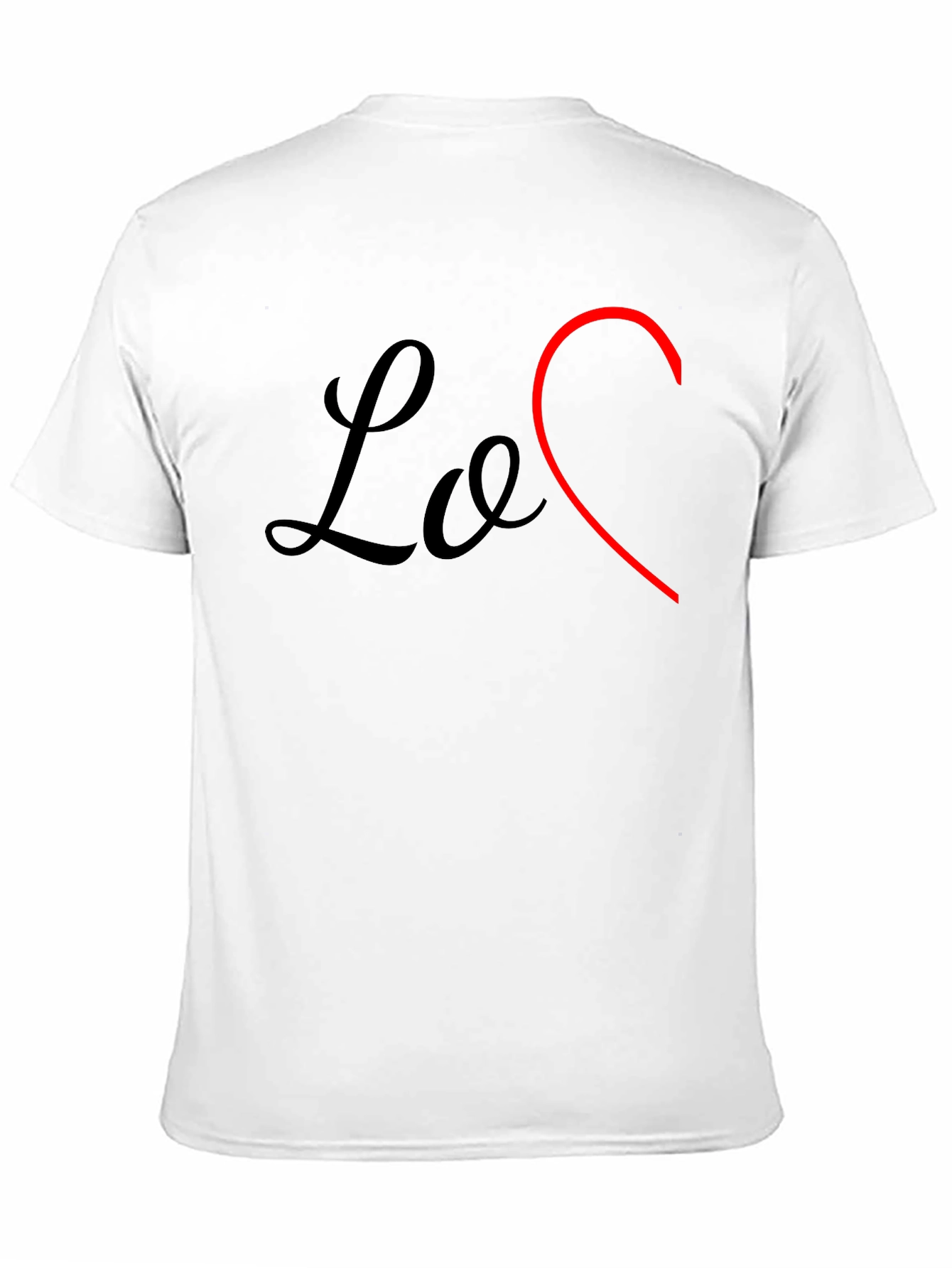 Love Heart Graphic Tee - Stylish Mens T-Shirt
