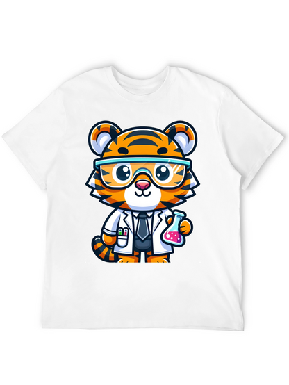 Scientist Tiger Graphic Tee