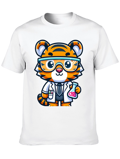 Scientist Tiger Graphic Tee
