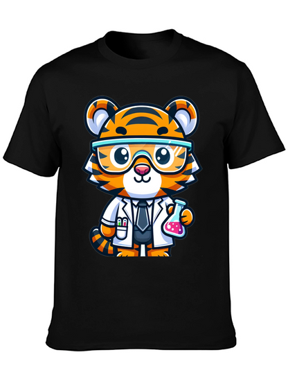 Scientist Tiger Graphic Tee