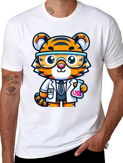 Scientist Tiger Graphic Tee