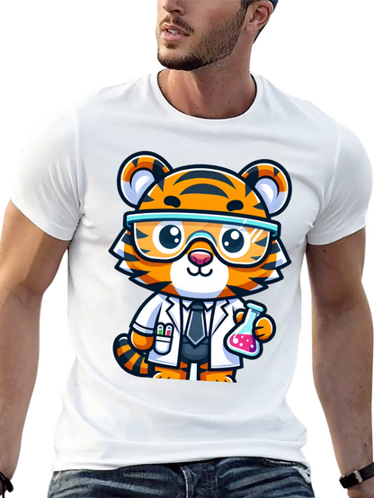 Scientist Tiger Graphic Tee