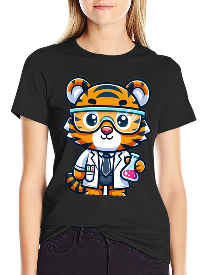 Scientist Tiger Graphic Tee