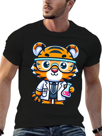 Scientist Tiger Graphic Tee