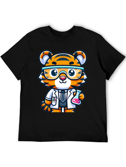 Scientist Tiger Graphic Tee