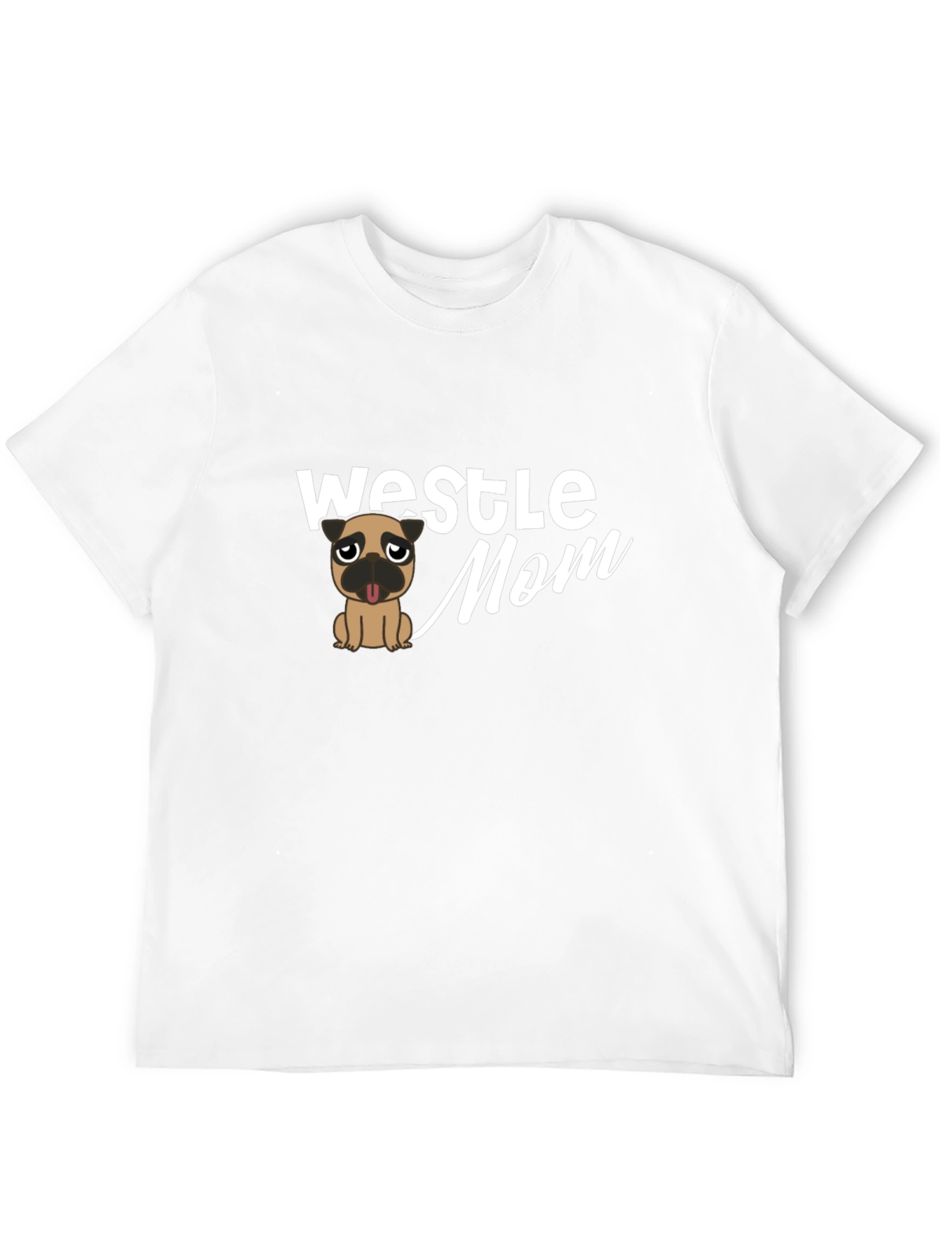 Westle Mom T-Shirt - Pug Graphic Tee