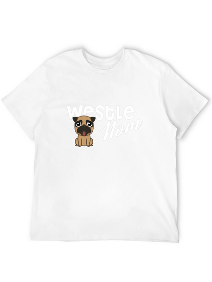 Westle Mom T-Shirt - Pug Graphic Tee