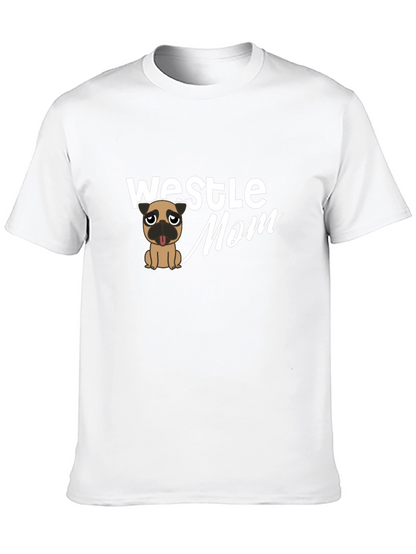 Westle Mom T-Shirt - Pug Graphic Tee