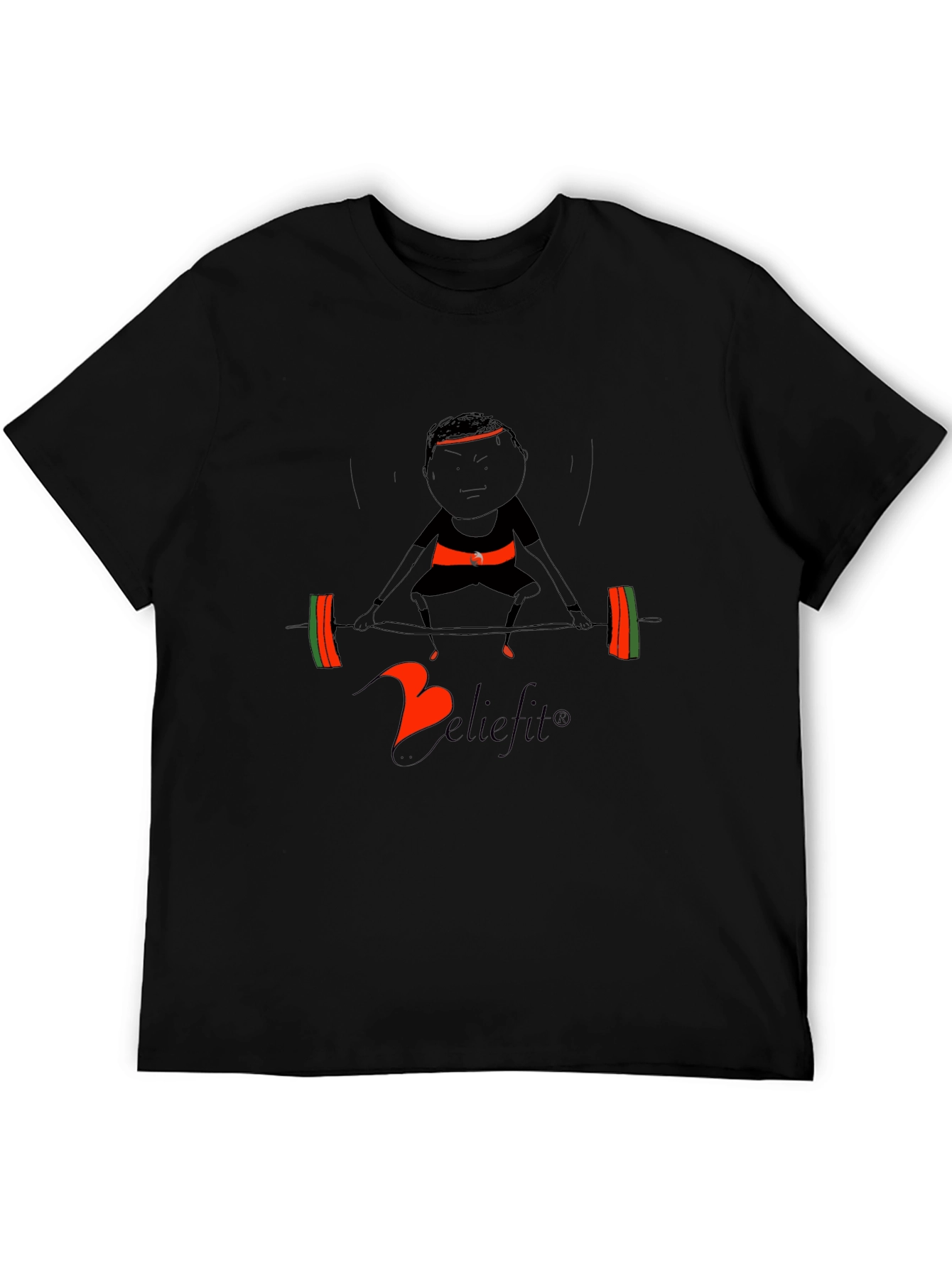 Beliefit Weightlifting Black T-Shirt
