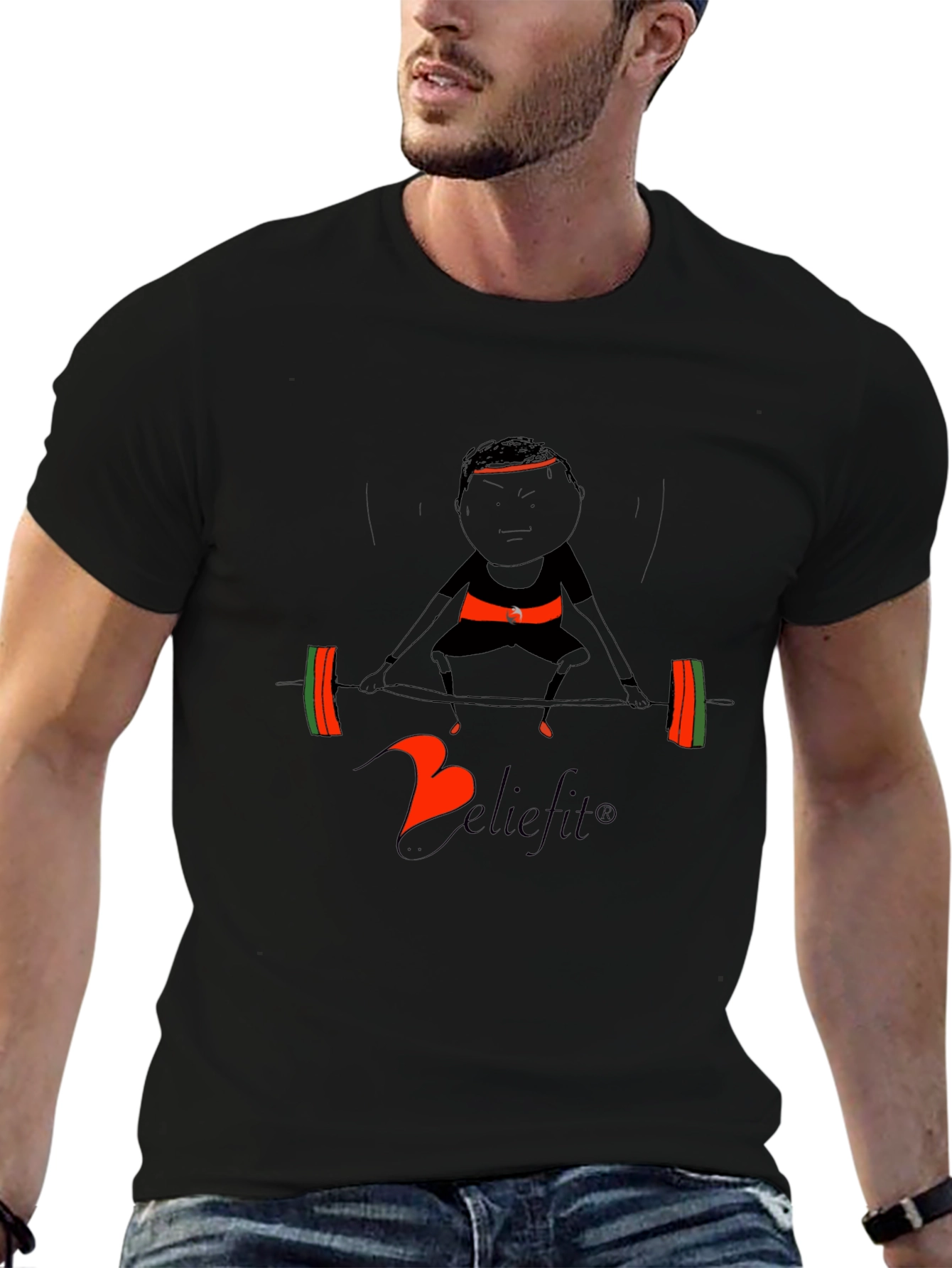 Beliefit Weightlifting Black T-Shirt