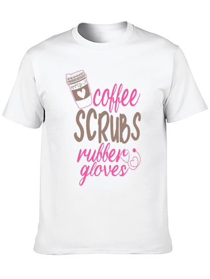 Coffee Scrubs Rubber Gloves Tee