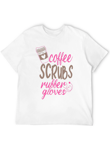 Coffee Scrubs Rubber Gloves Tee