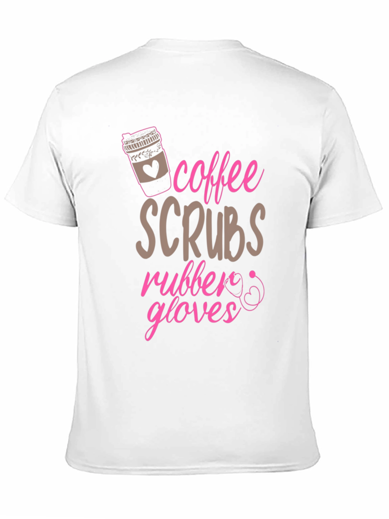 Coffee Scrubs Rubber Gloves Tee