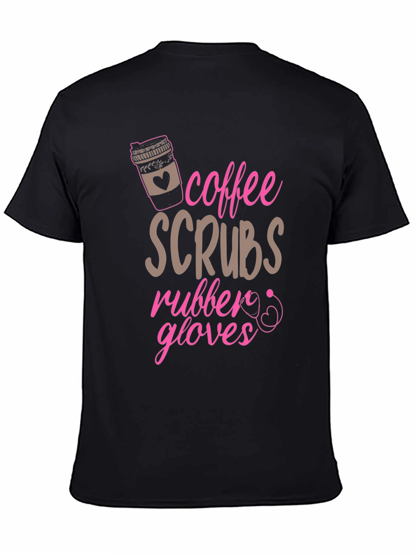 Coffee Scrubs Rubber Gloves Tee