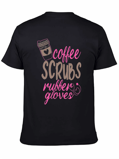 Coffee Scrubs Rubber Gloves Tee