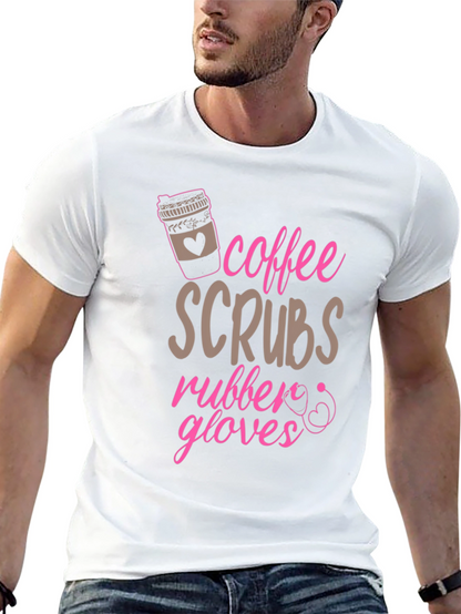 Coffee Scrubs Rubber Gloves Tee