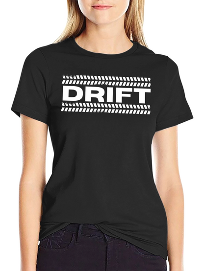 Drift Tee - Black Graphic T-Shirt