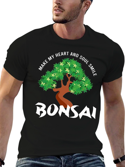 Bonsai Heart & Soul Smile Graphic T-Shirt