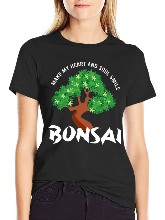Bonsai Heart & Soul Smile Graphic T-Shirt