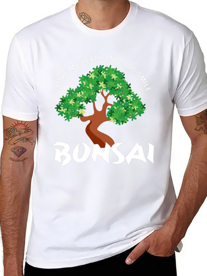 Bonsai Heart & Soul Smile Graphic T-Shirt