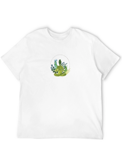Nature Meditation Black T-Shirt
