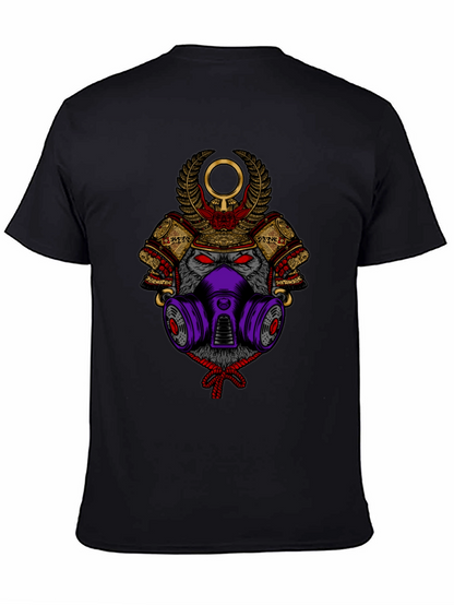Samurai Wolf Graphic Tee - Unique Style