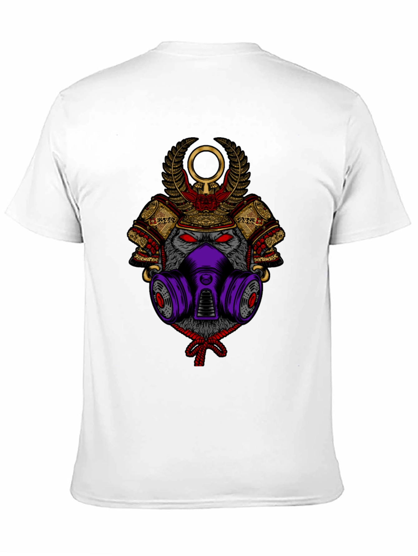 Samurai Wolf Graphic Tee - Unique Style