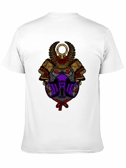 Samurai Wolf Graphic Tee - Unique Style