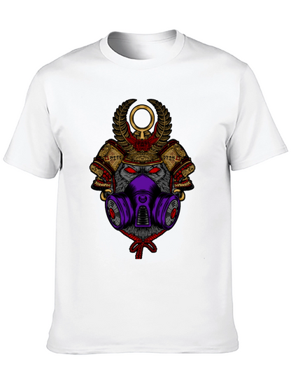 Samurai Wolf Graphic Tee - Unique Style