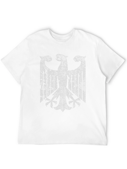 Distressed Eagle Graphic Black T-Shirt