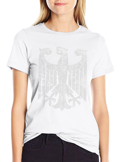 Distressed Eagle Graphic Black T-Shirt