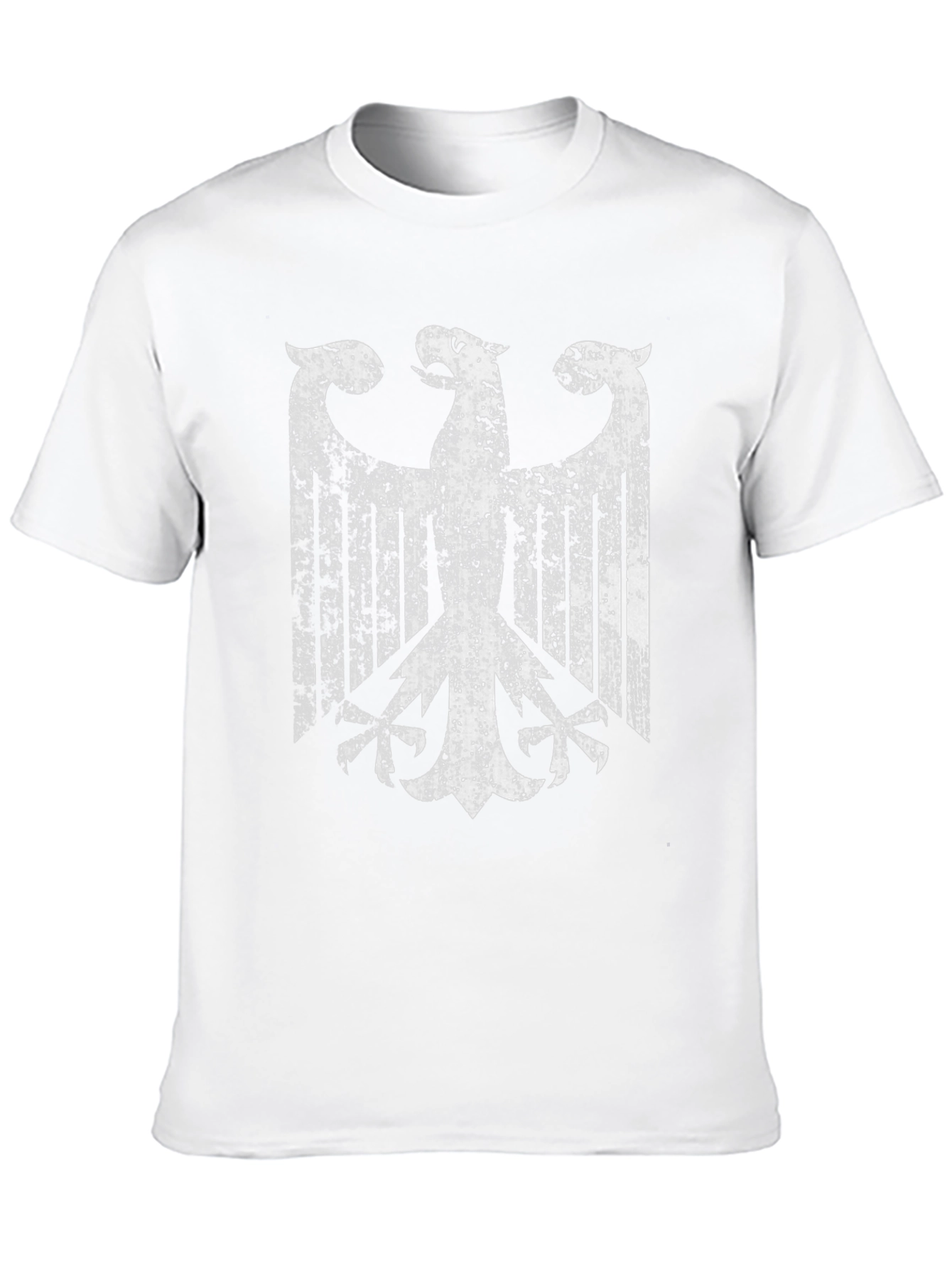 Distressed Eagle Graphic Black T-Shirt