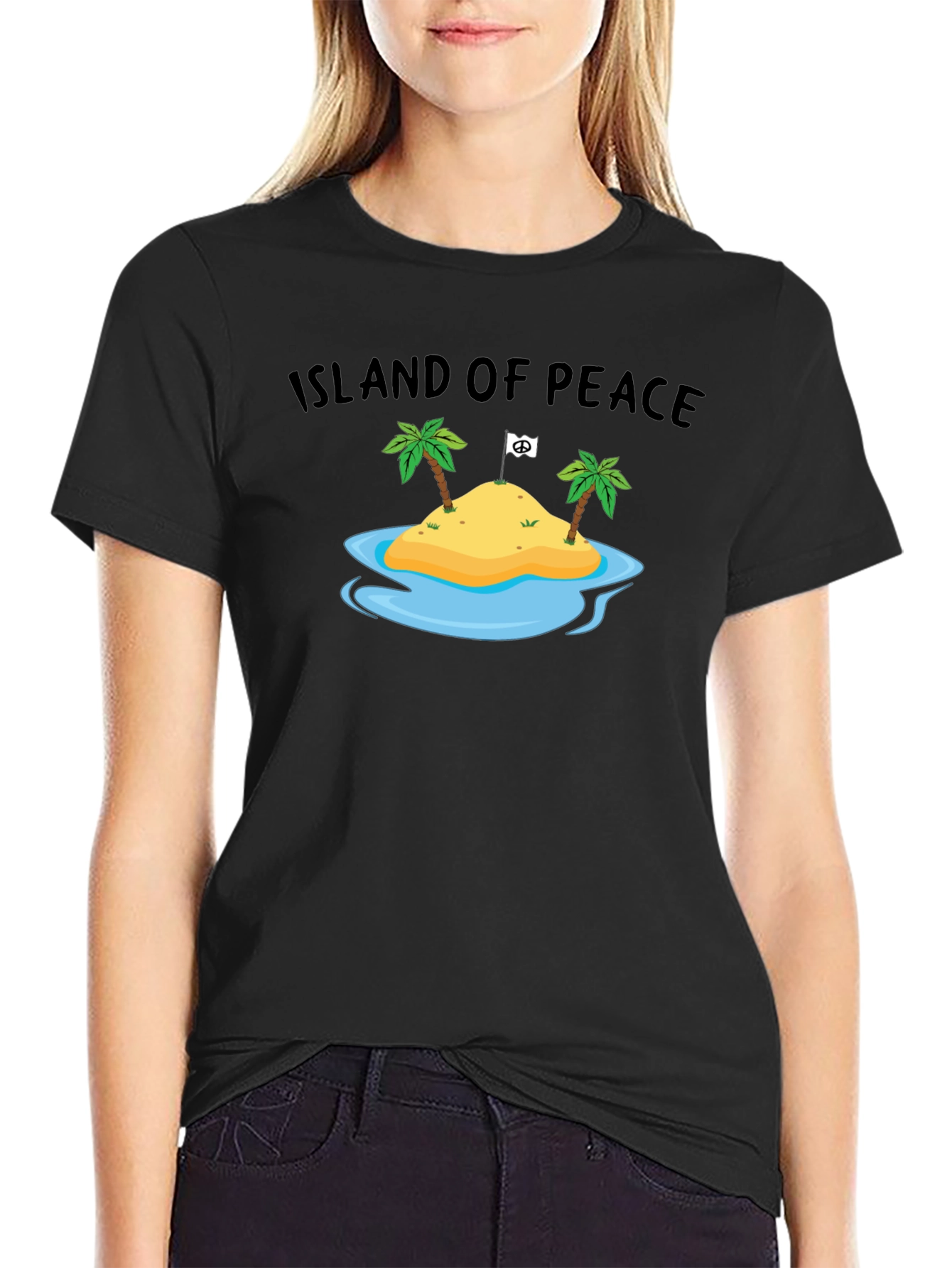 Island of Peace Graphic T-Shirt
