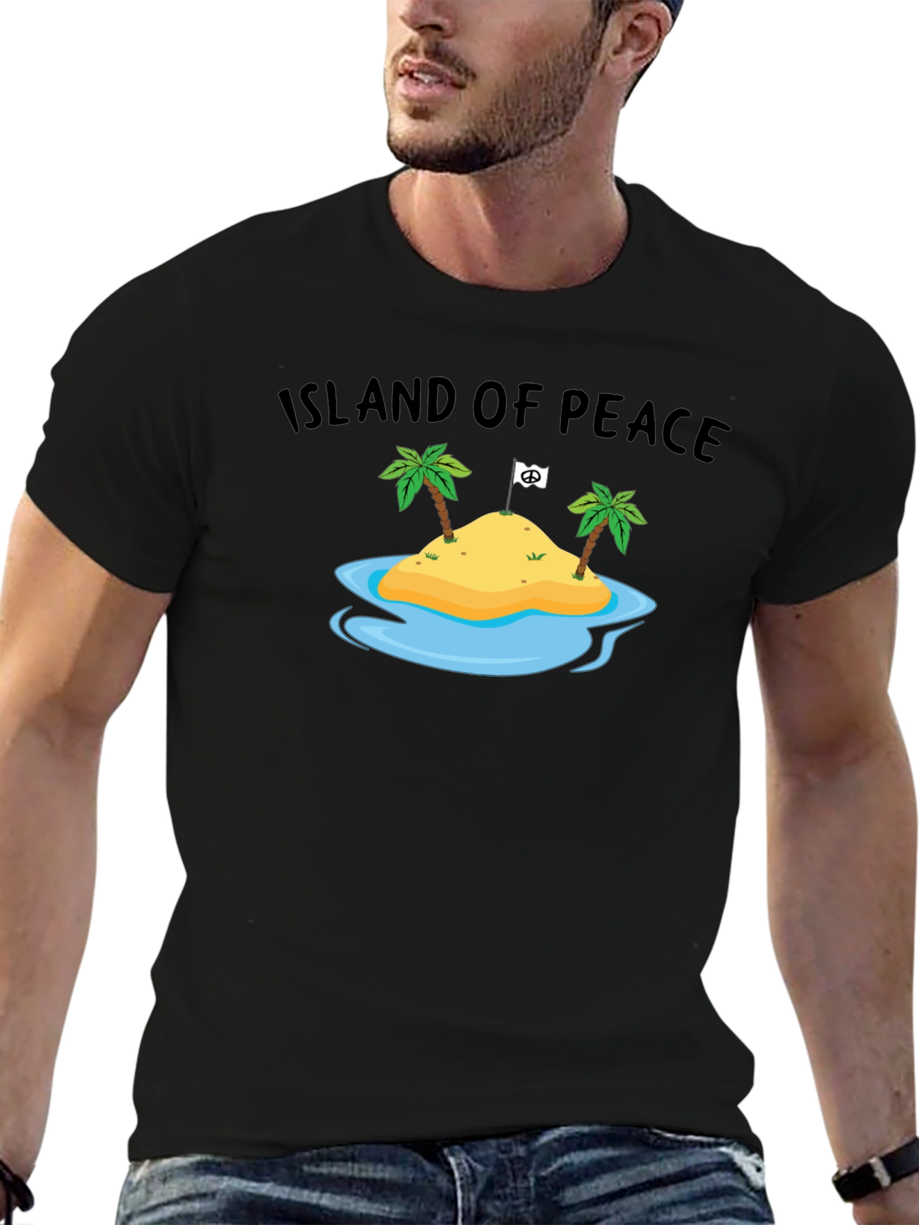 Island of Peace Graphic T-Shirt