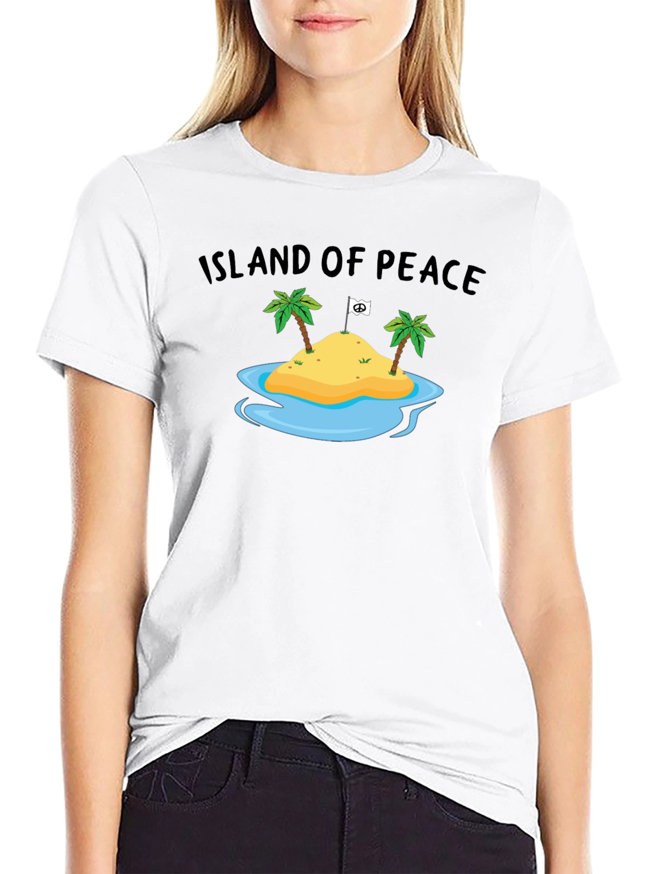 Island of Peace Graphic T-Shirt